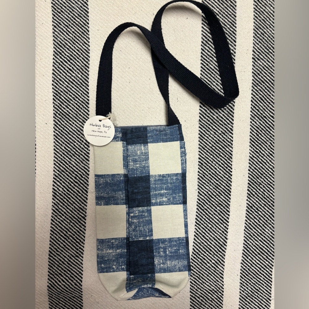 Cute Little Plaid Wine/Liquor Bottle Bag Made By Nimbia